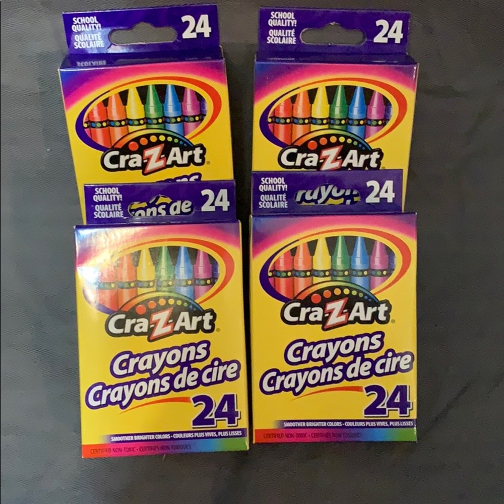 Brand new crayons x4 packs